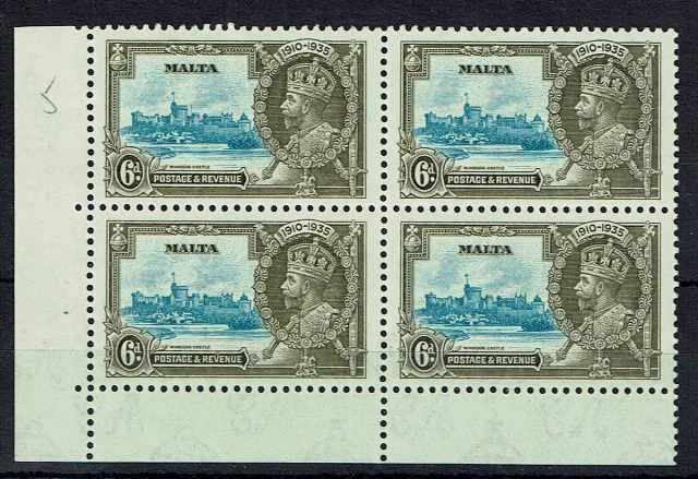 Image of Malta SG 212/212a UMM British Commonwealth Stamp